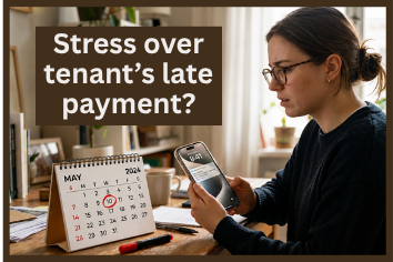 Stress over tenant late rental payment